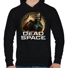PRINTFASHION Dead Space  - Férfi kapucnis pulóver - Fekete férfi pulóver, kardigán