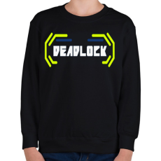 PRINTFASHION Deadlock valorant  - Gyerek pulóver - Fekete