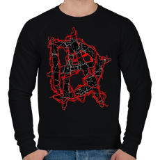 PRINTFASHION Dean Ambrose - Férfi pulóver - Fekete