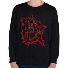 PRINTFASHION Dean Ambrose - Gyerek pulóver - Fekete gyerek pulóver, kardigán