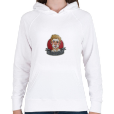 PRINTFASHION Dean - Női kapucnis pulóver - Fehér