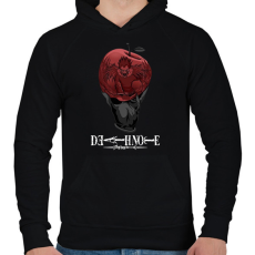 PRINTFASHION Death Note - Férfi kapucnis pulóver - Fekete
