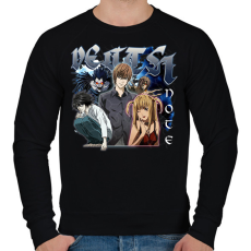 PRINTFASHION Death Note - Férfi pulóver - Fekete