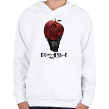 PRINTFASHION Death Note  - Gyerek kapucnis pulóver - Fehér gyerek pulóver, kardigán