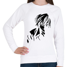 PRINTFASHION Death Note: Jagami Light - Női pulóver - Fehér női pulóver, kardigán