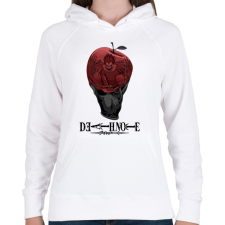 PRINTFASHION Death Note  - Női kapucnis pulóver - Fehér női pulóver, kardigán