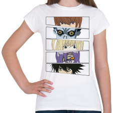 PRINTFASHION Death Note - Szemek - Női póló - Fehér női póló