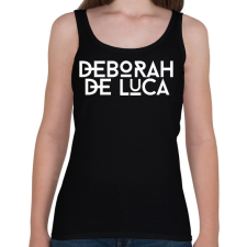 PRINTFASHION Deborah de Luca - Női atléta - Fekete női trikó