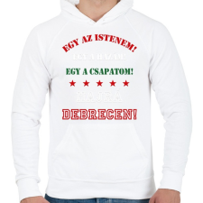 PRINTFASHION Debrecen - Férfi kapucnis pulóver - Fehér férfi pulóver, kardigán