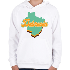 PRINTFASHION Debrecen - Gyerek kapucnis pulóver - Fehér gyerek pulóver, kardigán