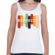 PRINTFASHION Debrecen - Színes - Női atléta - Fehér