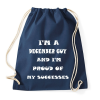PRINTFASHION decemberi vagyok és büszke vagyok a sikereimre - Sportzsák, Tornazsák - Sötétkék