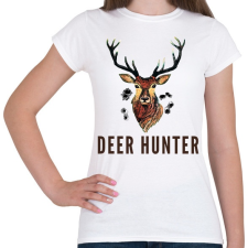 PRINTFASHION deer hunter - Női póló - Fehér női póló