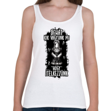 PRINTFASHION Dehát kik vagyunk mi hogy ítélkezzünk?! - Női atléta - Fehér