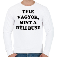 PRINTFASHION Déli busz - Férfi pulóver - Fehér férfi pulóver, kardigán