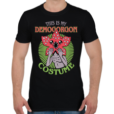 PRINTFASHION Demogorgon costume - Férfi póló - Fekete férfi póló