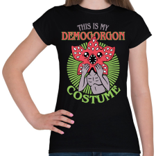 PRINTFASHION Demogorgon costume - Női póló - Fekete női póló