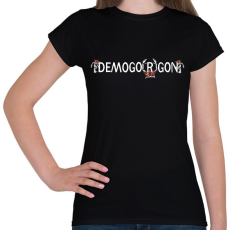 PRINTFASHION demogorgon - Női póló - Fekete