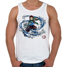 PRINTFASHION demon_1 - Férfi atléta - Fehér