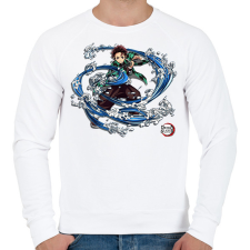 PRINTFASHION demon_1 - Férfi pulóver - Fehér férfi pulóver, kardigán