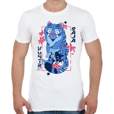 PRINTFASHION Demon Hunters Huntrix tigris - Saja boys - kpop - Férfi póló - Fehér