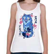 PRINTFASHION Demon Hunters Huntrix tigris - Saja boys - kpop - Női atléta - Fehér női trikó
