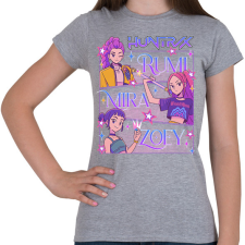 PRINTFASHION Demon Hunters - Női póló - Sport szürke női póló