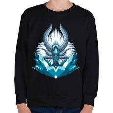 PRINTFASHION Démon sárkány - Gyerek pulóver - Fekete