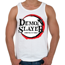 PRINTFASHION Demon Slayer minta - Férfi atléta - Fehér atléta, trikó