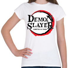 PRINTFASHION Demon Slayer minta - Női póló - Fehér