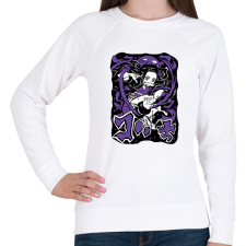 PRINTFASHION Demon Slayer Nezuko Kamado - Női pulóver - Fehér női pulóver, kardigán