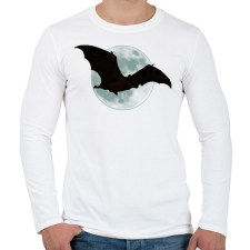 PRINTFASHION Denevér - Férfi hosszú ujjú póló - Fehér férfi póló