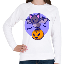 PRINTFASHION Denevér - Női pulóver - Fehér női pulóver, kardigán