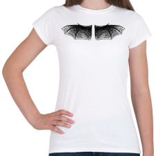 PRINTFASHION Denevérszárny (fekete-fehér) - Női póló - Fehér női póló