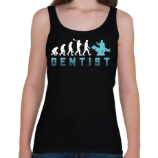 PRINTFASHION Dentist evolution - Női atléta - Fekete