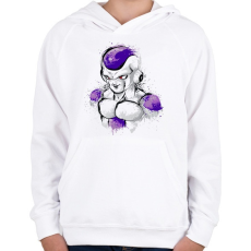 PRINTFASHION Dermesztő - Gyerek kapucnis pulóver - Fehér