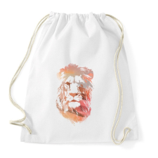 PRINTFASHION Desert lion - Sportzsák, Tornazsák - Fehér tornazsák