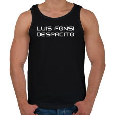 PRINTFASHION DESPACITO - Férfi atléta - Fekete atléta, trikó