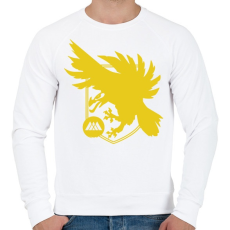 PRINTFASHION Destiny logo - Férfi pulóver - Fehér