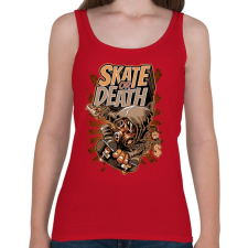 PRINTFASHION Deszka vagy halál - Női atléta - Cseresznyepiros női trikó