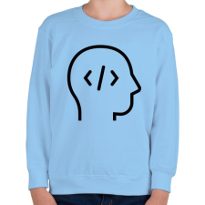PRINTFASHION Developer - Gyerek pulóver - Világoskék gyerek pulóver, kardigán