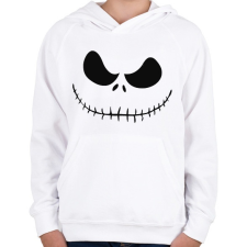PRINTFASHION Devil smile - Gyerek kapucnis pulóver - Fehér gyerek pulóver, kardigán
