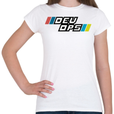 PRINTFASHION DEVOPS - Női póló - Fehér női póló
