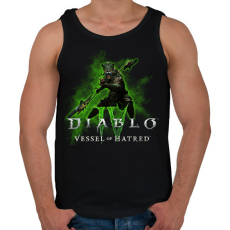 PRINTFASHION Diablo 4 - Férfi atléta - Fekete