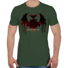 PRINTFASHION Diablo 4 - Férfi póló - Katonazöld férfi póló