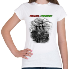 PRINTFASHION Dicsőség a Hősöknek! - Női póló - Fehér női póló