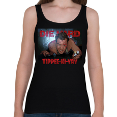 PRINTFASHION Die Hard - Női atléta - Fekete