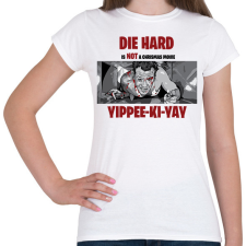 PRINTFASHION Die Hard - Női póló - Fehér női póló
