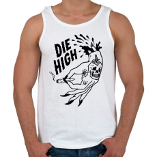 PRINTFASHION Die High 420 - Férfi atléta - Fehér