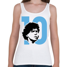 PRINTFASHION Diego 10 - Női atléta - Fehér női trikó